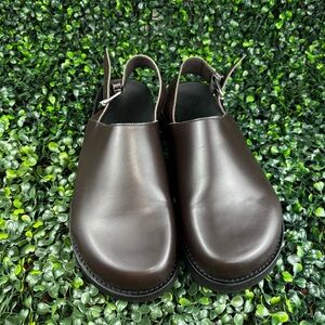 PILCRO SLINGBACK CLOGS Chocolate Brown Women's Size 39- 9 US
